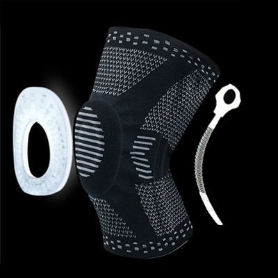 Knee Protector Brace With Silicone Spring Knee Pad