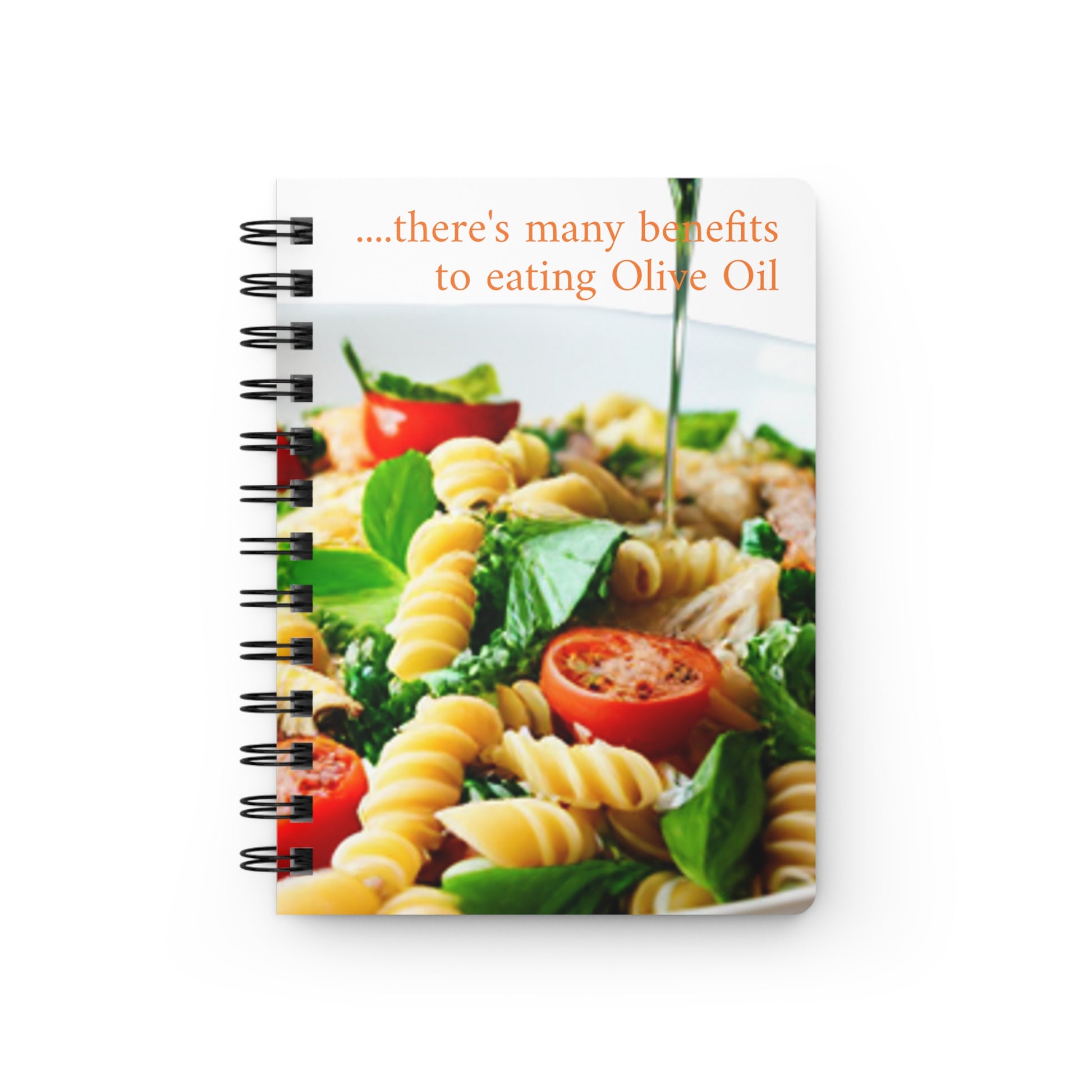 Food journaling notebook for  arthritis disorder, font side 