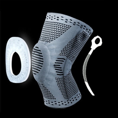 Knee Protector Brace With Silicone Spring Knee Pad