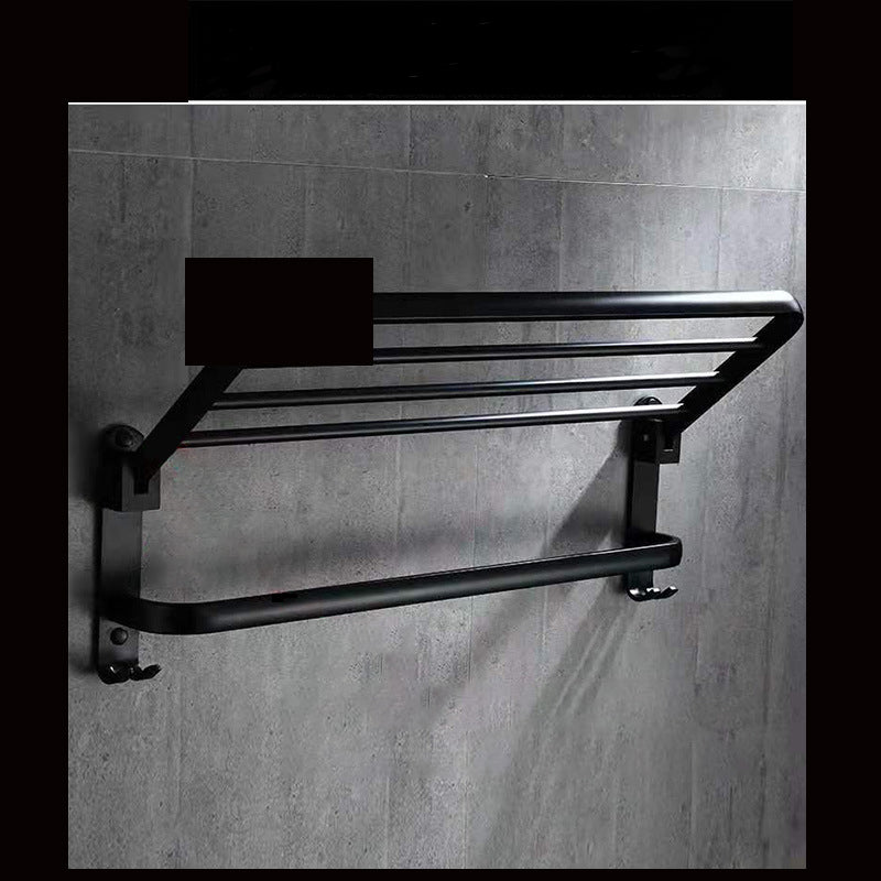 Luxury Aluminum Bathroom Folding Shelf