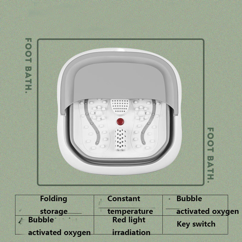 Light & Portable Temperature Heating Foot Bath