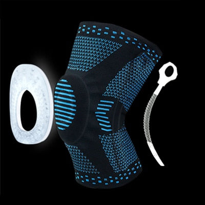 Knee Protector Brace With Silicone Spring Knee Pad