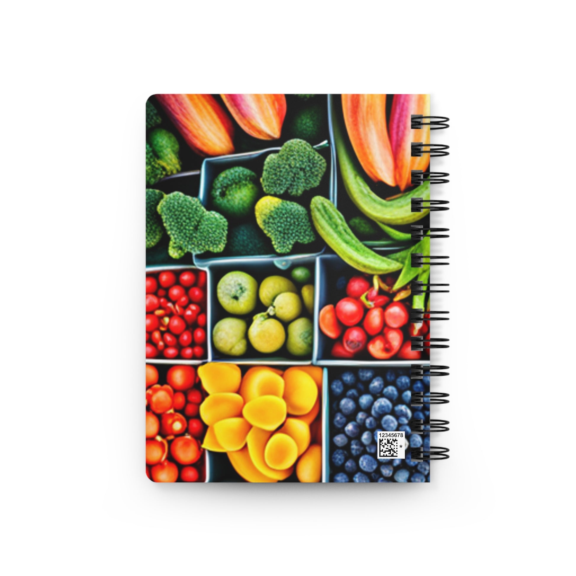 Multicolor notebook for arthritis sufferers, backside