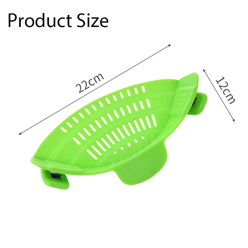 Kitchen Food Strainer for Pots, Pans, and Bowls