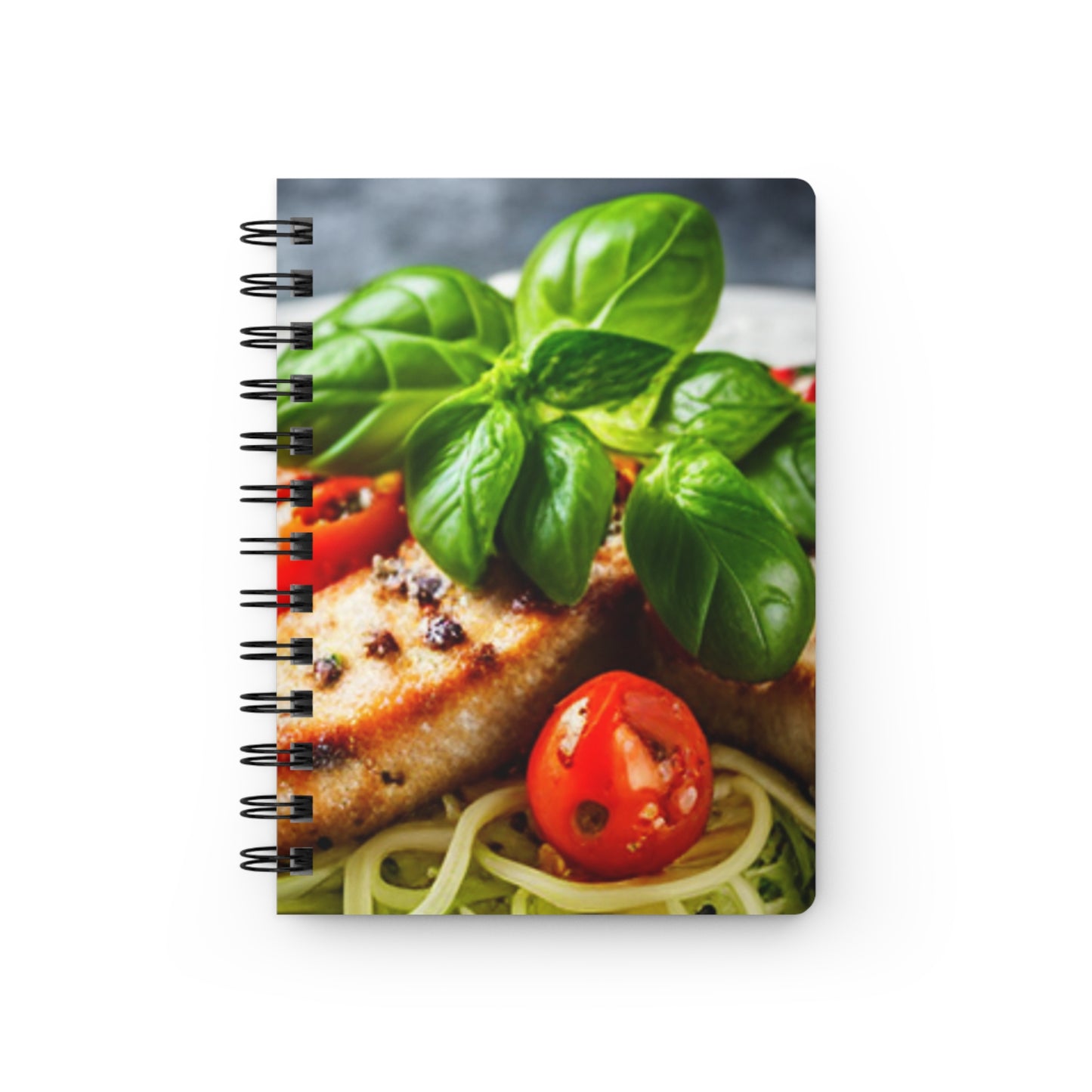 Mediterranean Food Dish Spiral Bound Journal