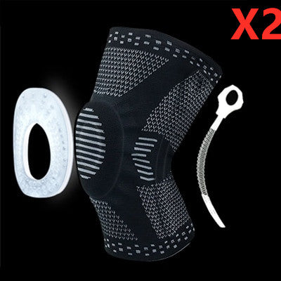 Knee Protector Brace With Silicone Spring Knee Pad