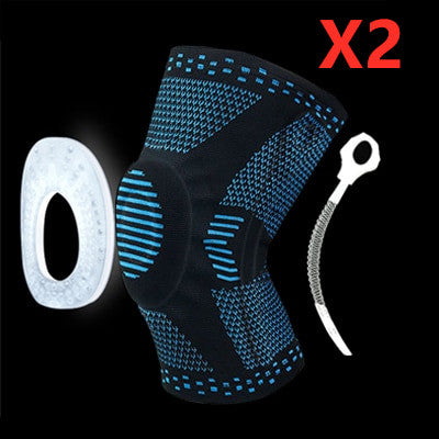 Knee Protector Brace With Silicone Spring Knee Pad