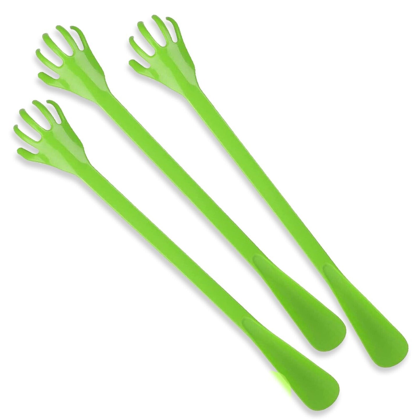 3 Pack-Long Handle Plastic Back Scratcher & Shoe Horn Combo Pack