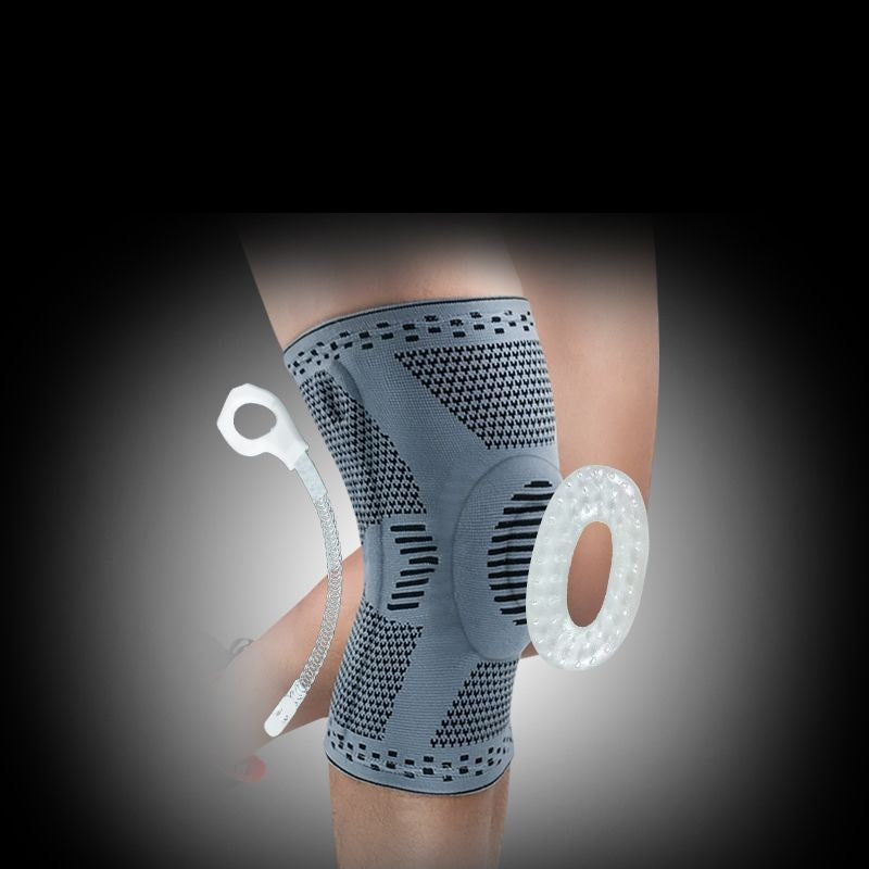 Knee Protector Brace With Silicone Spring Knee Pad