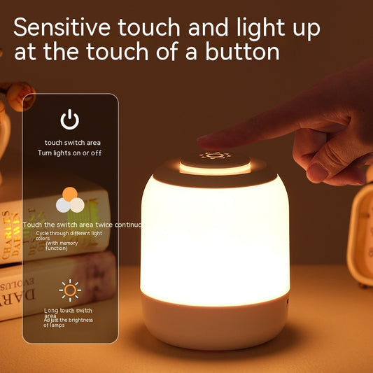 arthritis sufferers ,  enjoy this Rechargeable Touch LED Small Night Lamp, close up