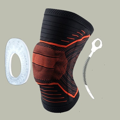 Knee Protector Brace With Silicone Spring Knee Pad