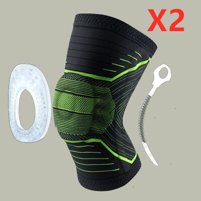 Knee Protector Brace With Silicone Spring Knee Pad